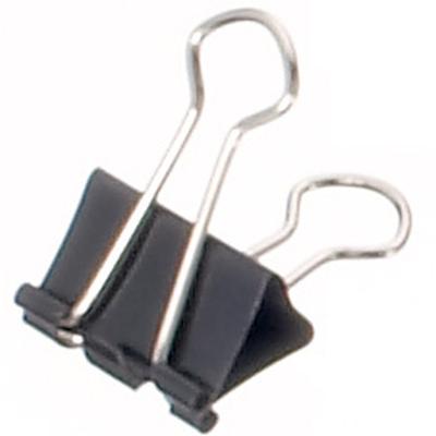 MAUL Foldbackklammern 19mm 12 Stück schwarz Packung mit 12 Stück