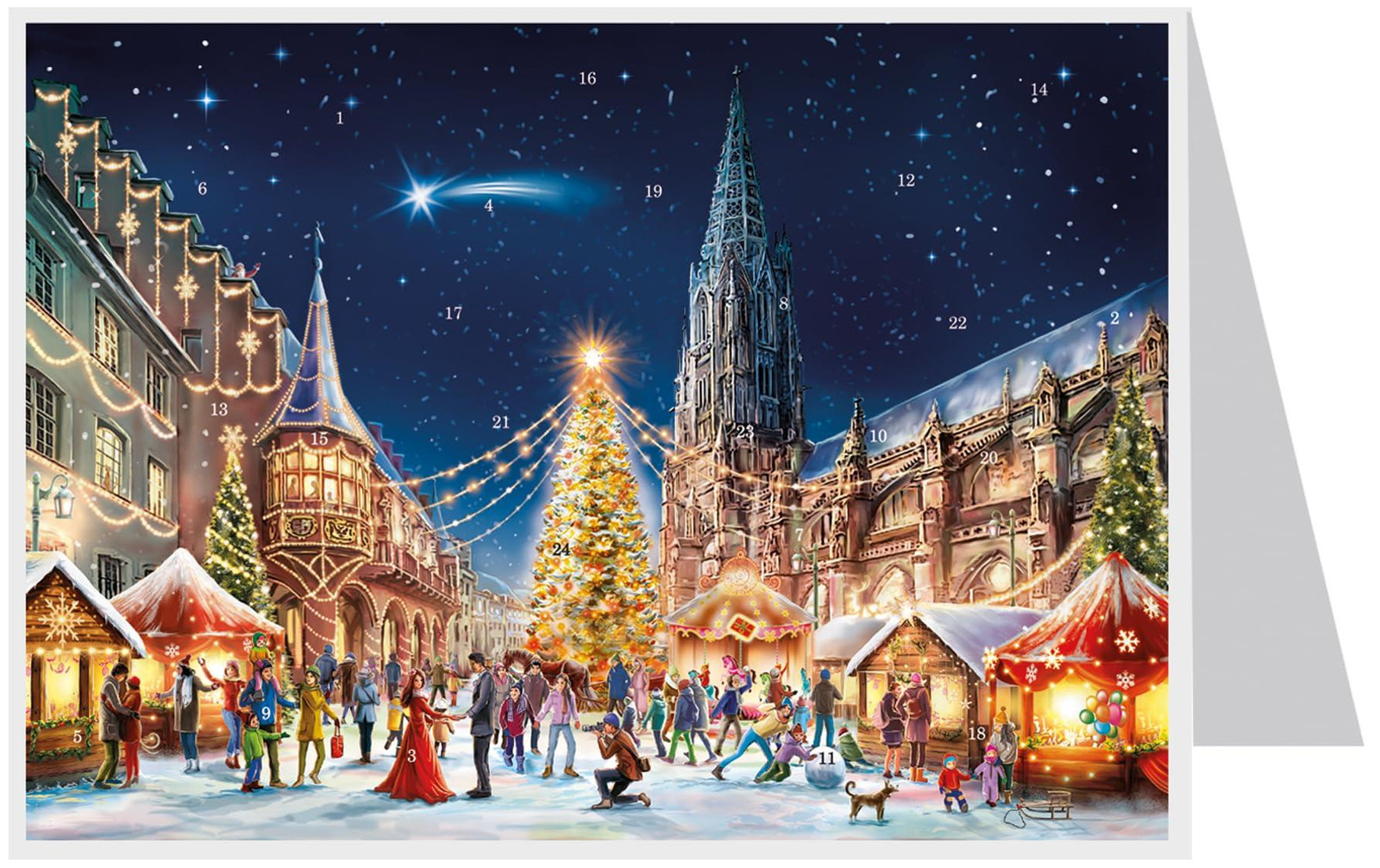 oCreon Papier-Adventskalender Freiburg