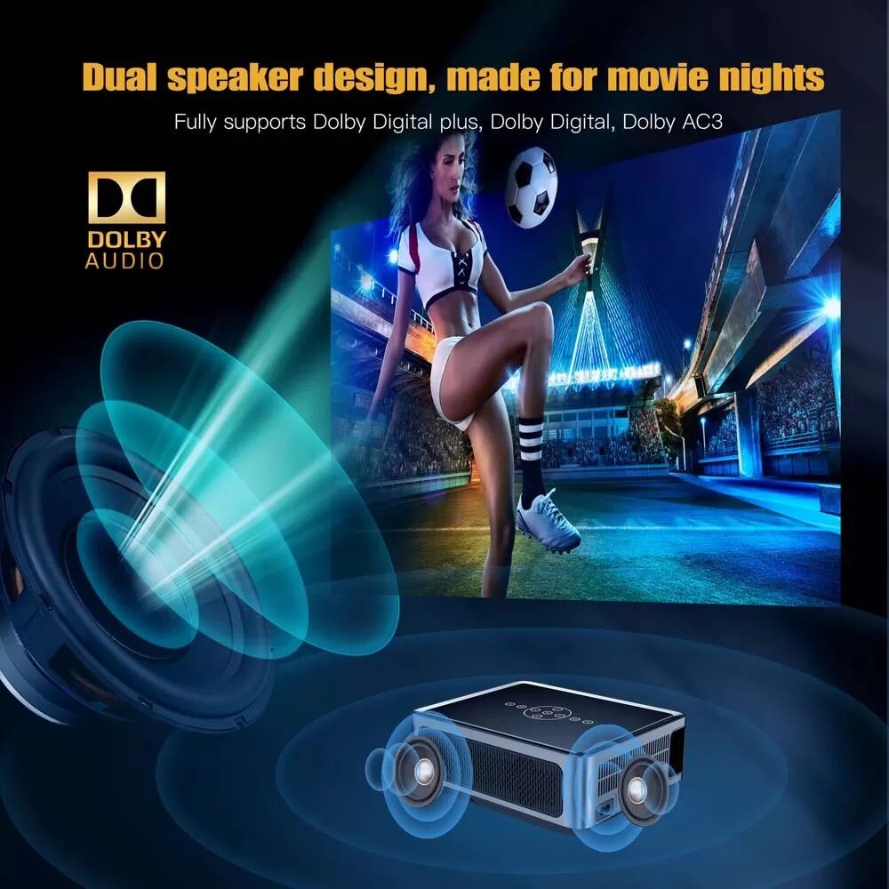 INF Projecteur 8K HD Bi-bande X1PRO-2/16 [EU] - Mise au point Manuelle, Home Cinéma