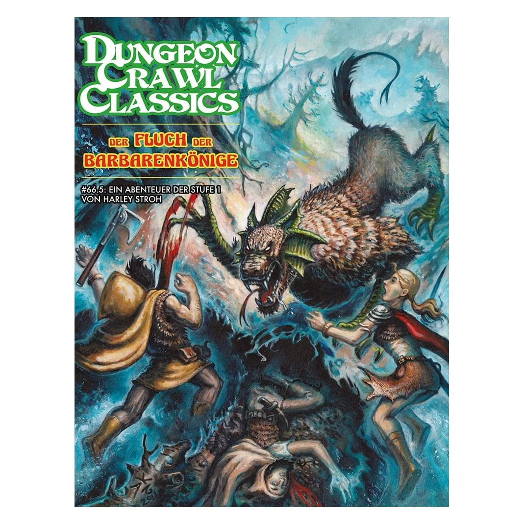 System Matters Verlag SYMDCC04 - Dungeon Crawl Classics: Der Fluch der Barbarenkönige (DE-Ausgabe) (Deutsch, 3 - 12 Spieler) (SYMDCC04)