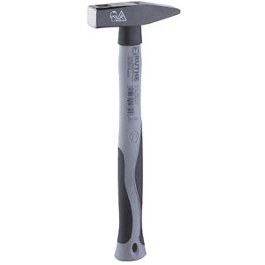 Ruthe Schlosserhammer 3003017119, 300g Kopfgewicht, mit Fiberglasstiel & Stielschutzhülse