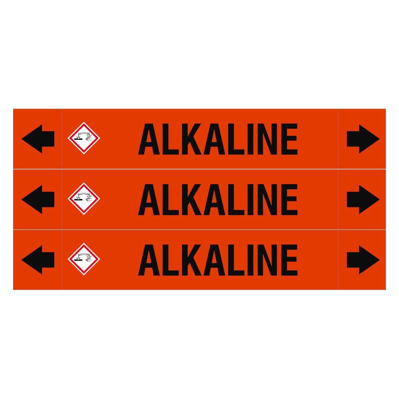Brady ASME - Rohrmarkierer - Alkaline (ASMEPM-37X230MM-ALKALINE)