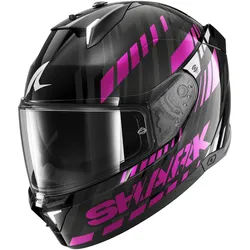 Shark Skwal i3 Helm Vibetrack KUV schwarz chrome lila Gr. M