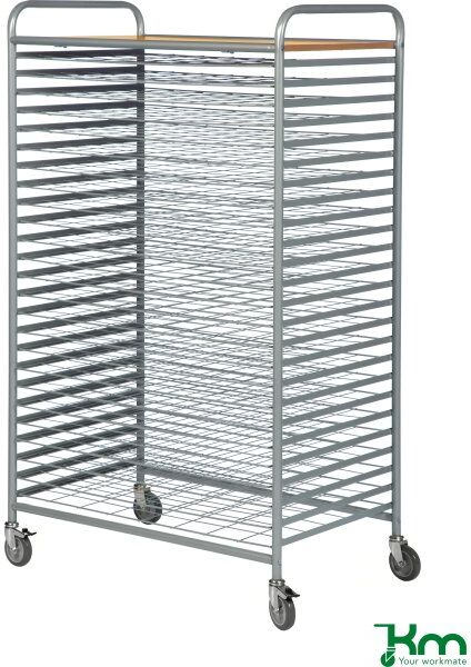 Kongamek Tørrevogn - 25 Hylder, 950x600x1640, 100 Kg