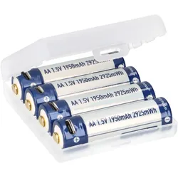 4x Keeppower AA 1950mAh protected 1.5A USB Li-Ion 1,5V