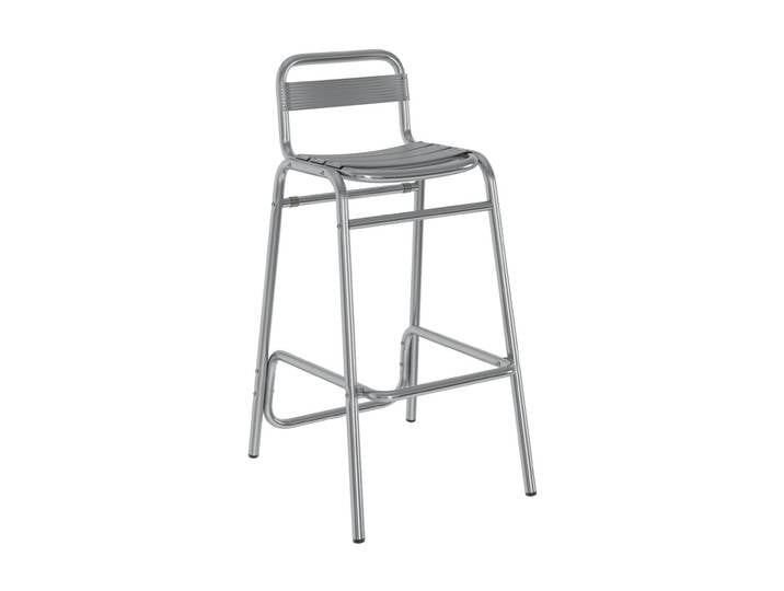 Tabouret haut restauration Lorraine - Inox
