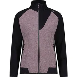 CMP Damen Unterjacke WOMAN JACKET HYBRID, Größe 40 in Schwarz Schwarz