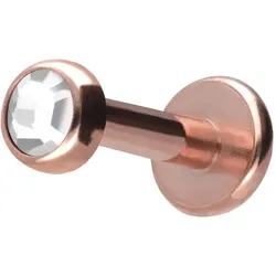 Titan Labret mit Innengewinde KRISTALLDISC