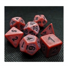Dice4friends Würfelset Antique - Red (7) 284906