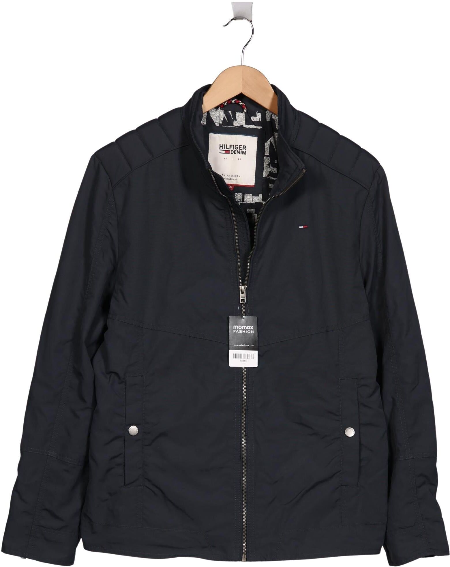 Hilfiger Denim Herren Jacke, Marineblau, Gr. Xxl, Synthetik - Second Hand