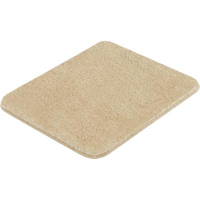 Badematte KLEINE WOLKE "Meadow, Badvorleger, Badezimmer Teppich", beige (bahamabeige), H:30mm, Polyester, Badematten, Badematte, Badteppich, Uni Farben