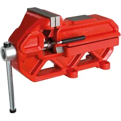 Unior 721Q/6-US Schlosserschraubstock Quick IRONGATOR, schneller Vorschub, 150mm Backenbreite, red