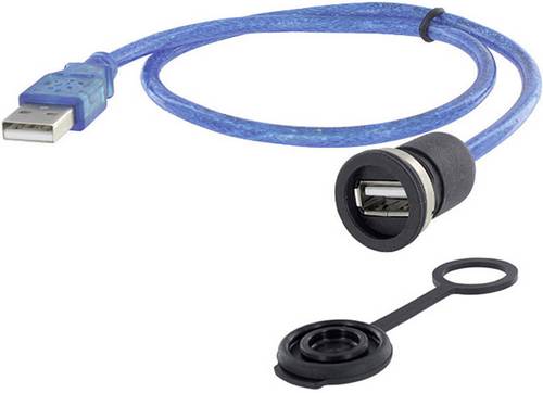 Encitech USB 2.0 Typ A Chassisbuchse, Einbau M16 1310-1002-01 Inhalt: 1St.
