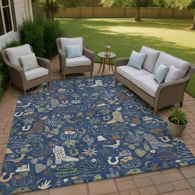 Addison Rugs Machine Washable Indoor/ Outdoor Modern Ranch Chantille Rug