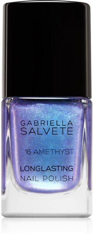 Gabriella Salvete Longlasting Enamel holographic effect nail polish shade 16 Amethyst 11 ml
