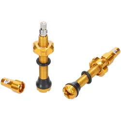 WOLF TOOTH Tubeless Ventile Stem Kit | gold 44 mm