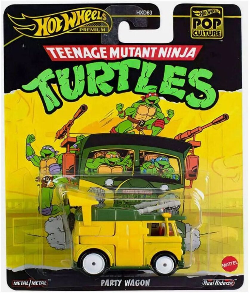 Mattel Hot Wheels Pop Culture: Teenage Mutant Ninja Turtles - Party Wagon