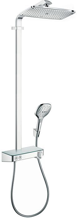 Hansgrohe Raindance Select Showerpipe   27288000 E360, chrom, mit Brausearm 380 mm und Tablet