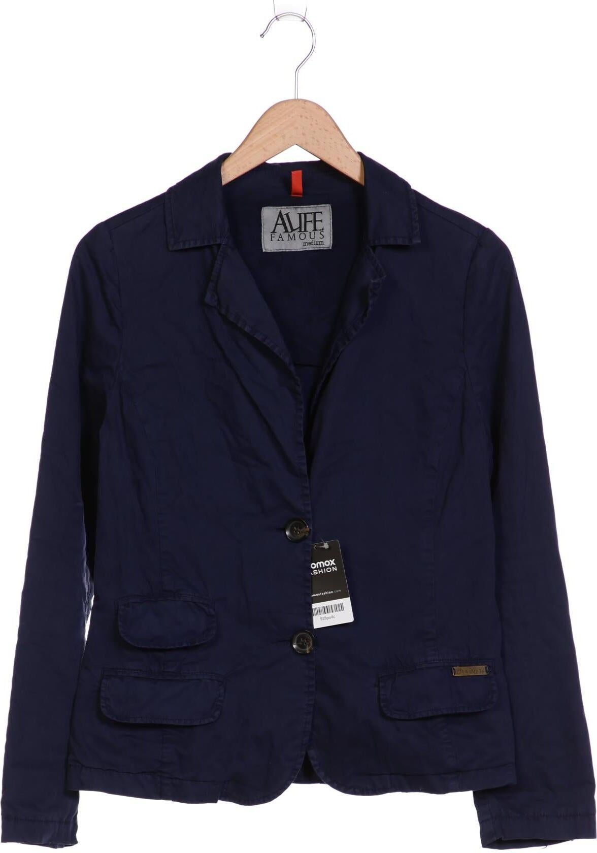 Second Hand Einzelstücke Damen Jacke, Marineblau, Gr. M, Baumwolle / Viskose - Second Hand
