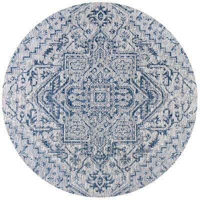 JONATHAN Y Charleston Medallion Indoor/Outdoor Area Rug