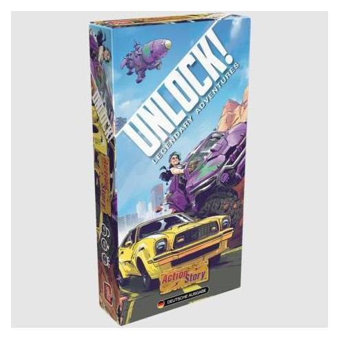 Asmodée Unlock! Action Story (Einzelszenario), Kartenspiel, für 1-6 Spieler (Deutsch, 1 - 6 Spieler) (SCOD0072)