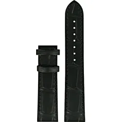 Certina - Leder Lederarmband ohne Schließe 20mm/18mm C610016529 - alligator-prägung,kalb,schwarz