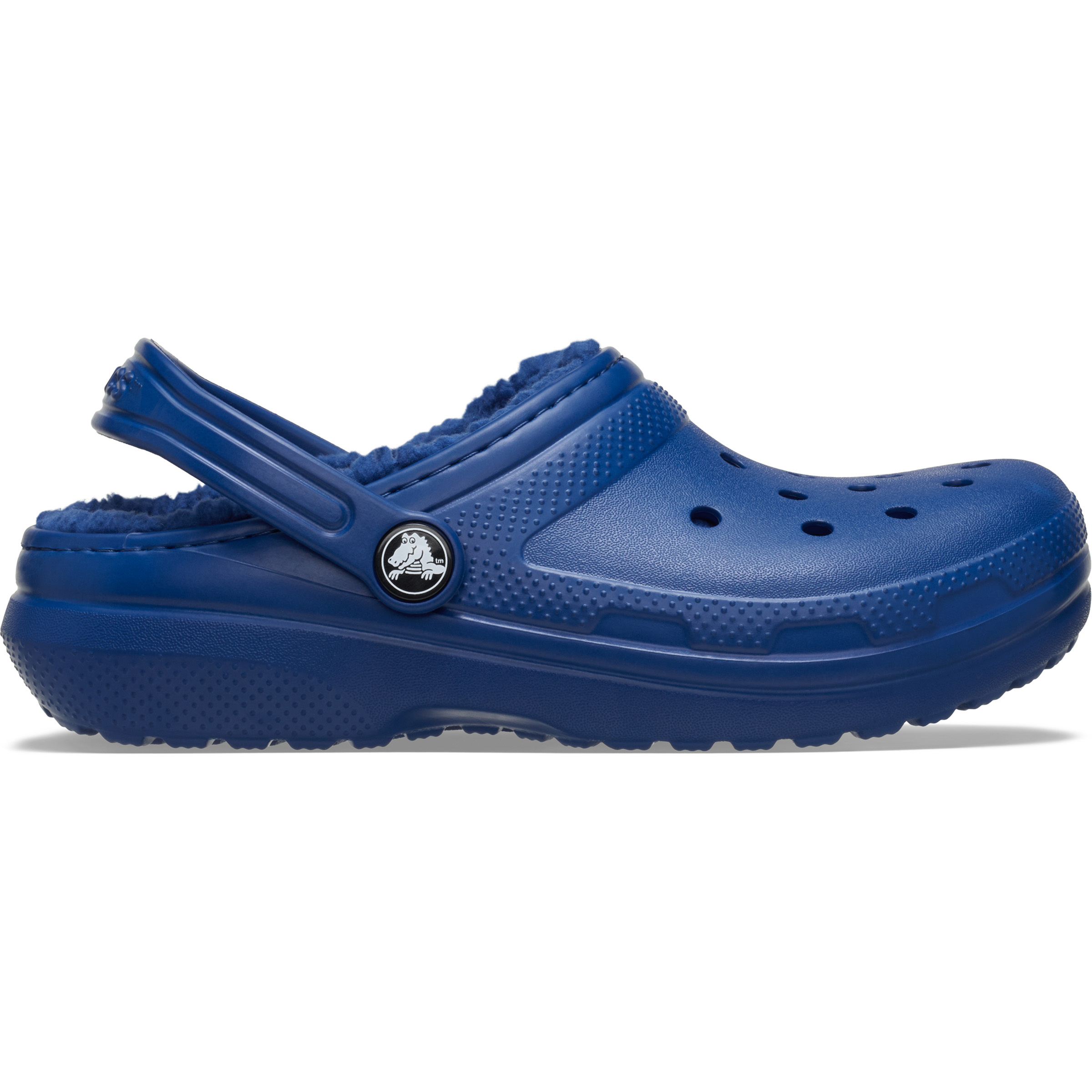 Crocs Classic Lined Clog Sandale Kinder Sandalen blau Größe 38 Lifestyle