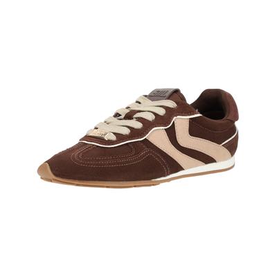Sneaker STEVE MADDEN "STEVE MADDEN Sneaker Veloursleder", Damen, Gr. 38, braun, Veloursleder, Schuhe Sneaker