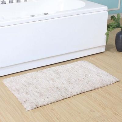 Home Weavers Inc Cloud Comfort Rectangle Bath Rug Natural, 24 x 17, Natural