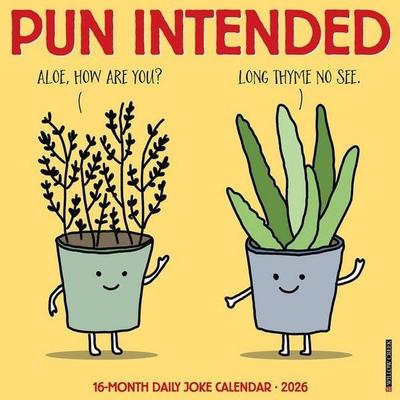 Pun Intended 2026 Wall Calendar