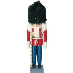 KWO Erzgebirge Nussknacker Britischer Tambourmajor Höhe 32 cm