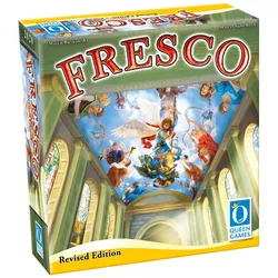 Queen Games 10582 - Fresco Revised Edition - Brettspiel (DE/EN-Ausgabe) (Deutsch, Englisch, 2 - 4 Spieler)