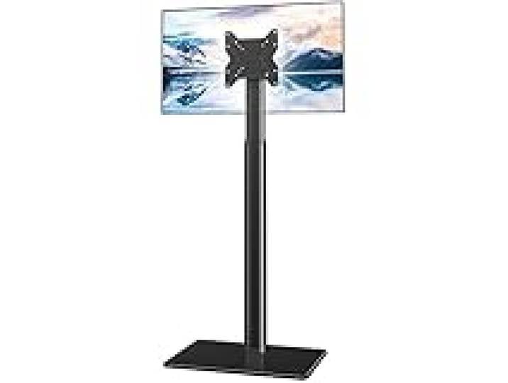 Hemuduplus Meuble TV Pied Support Pivotant pour Téleviseur Ecran LCD de 19 à 43 Pouce LED Plasma,HT1001BP