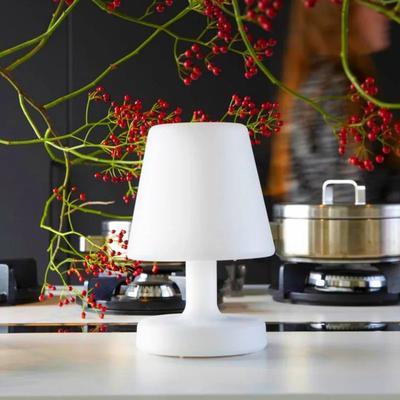 Inspired Living Rechargeable LED Table Lamp With Remote Control Cordless Dimmable Camping & Bedside Light rgbw Colors