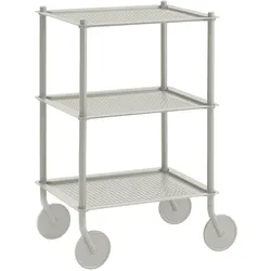 Muuto Flow Servierwagen, 3 Etagen, grau