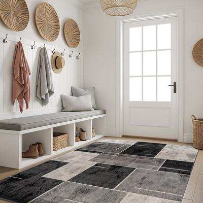 World Rug Gallery Modern Linear Area Rug