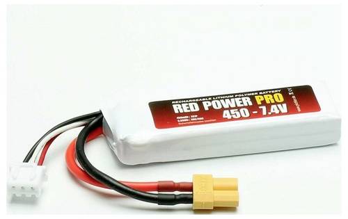 Red Power Modellbau-Akkupack (LiPo) 7.4V 400 mAh Softcase XT30