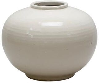 "Artissance 10"" Creamy White Round Pot - 13.3"" L x 13.3"" W x 10.2"" H"
