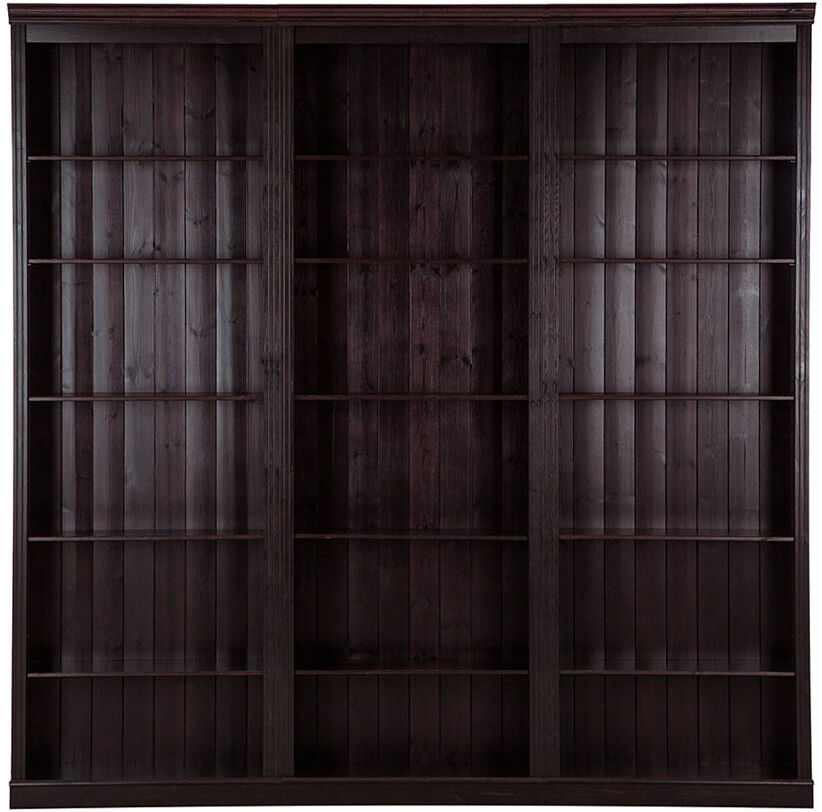 Rosalind Wheeler Demetricia 223 cm H x 222 cm W Library Bookcase Brown