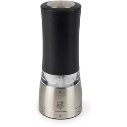 Peugeot Salzmühle Daman 16 cm elektrisch Edelstahl Schwarz