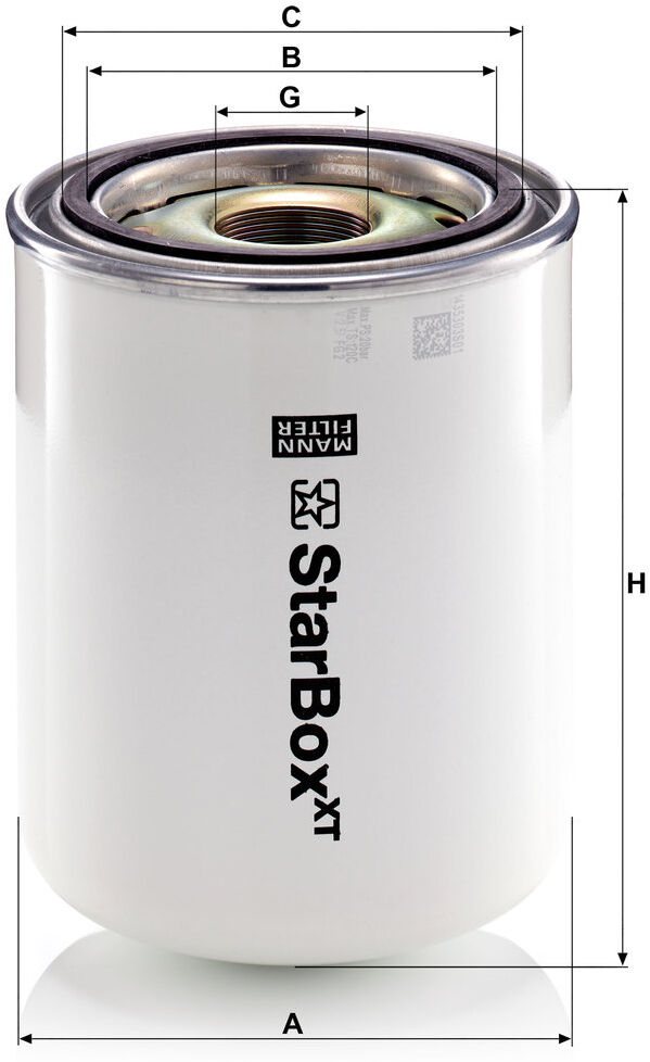 Mann-Filter Filter, Drucklufttechnik Lb 1374/50
