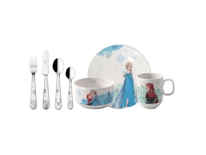 Villeroy & Boch Kindergeschirrset, Mehrfarbig, Keramik, 7-teilig, Geschirr, Geschirrserien
