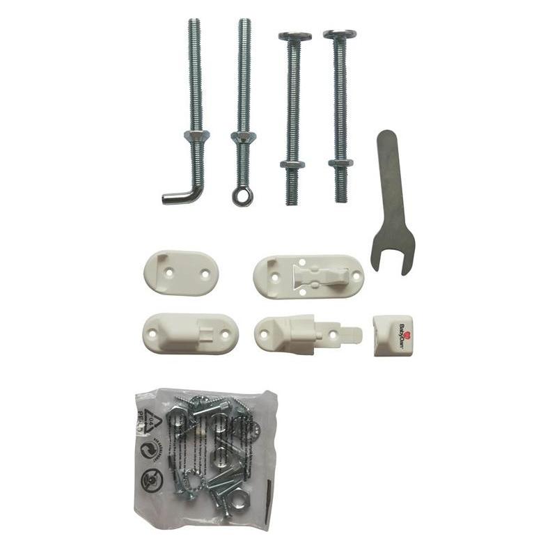 Baby Dan Fittings til MultiDan/Lena sikkerhedsgitter tr, Hvid (300354)