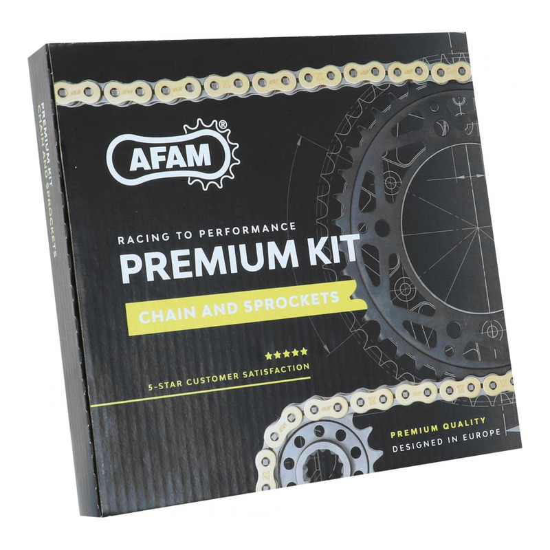 Kit chaîne AFAM 15x46 pour Yamaha 700 XTZ Tenere 19-23