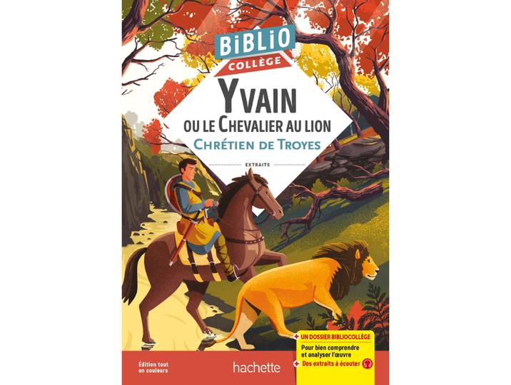 Bibliocollège - Yvain ou le Chevalier au lion, Chrétien de Troyes (Poche)