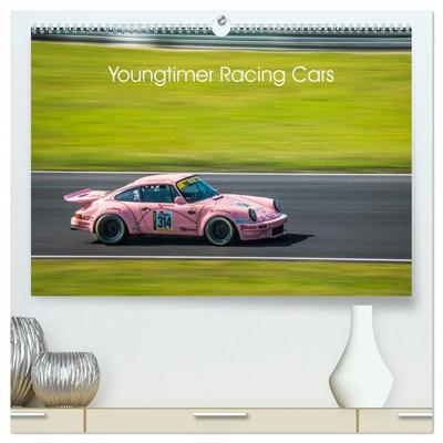 Youngtimer Racing Cars (hochwertiger Premium Wandkalender 2026 DIN A2 quer), Kunstdruck in Hochglanz