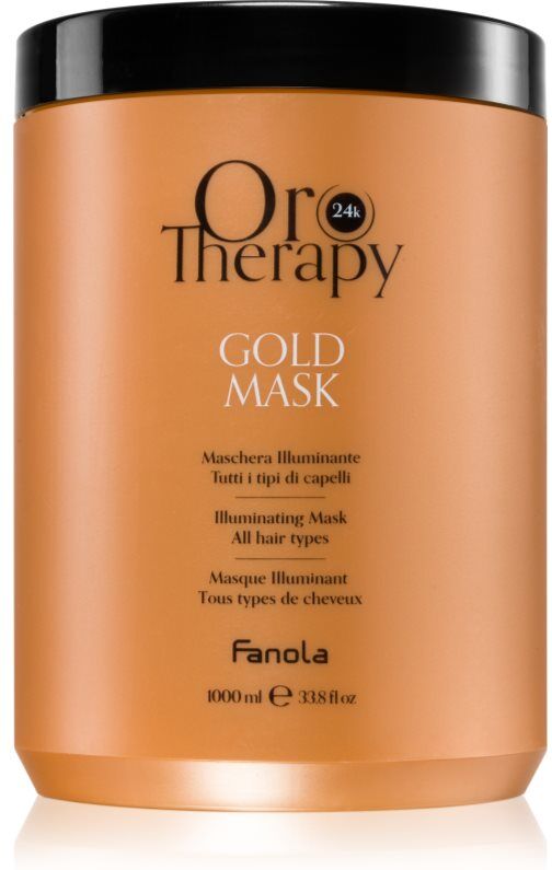 Fanola Oro Therapy Gold Mask Maske für die Haare mit 24 Karat Gold 1000 ml