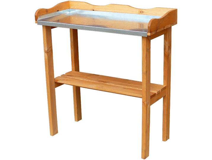 Pflanztisch PROMADINO, braun, B:84cm H:90cm T:38cm, Tische, Pflanztisch, BxTxH: 84x38x90 cm
