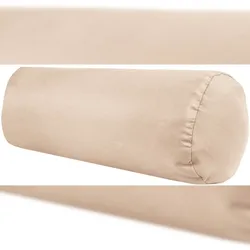 Bestlivings Nackenrolle Ellen 10x25 cm Sandgrau