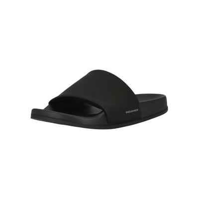 Badeschuh ENDURANCE "Posh", Damen, Gr. 36, schwarz, Lederimitat, Schuhe Badeschuh, aus atmungsaktivem Material